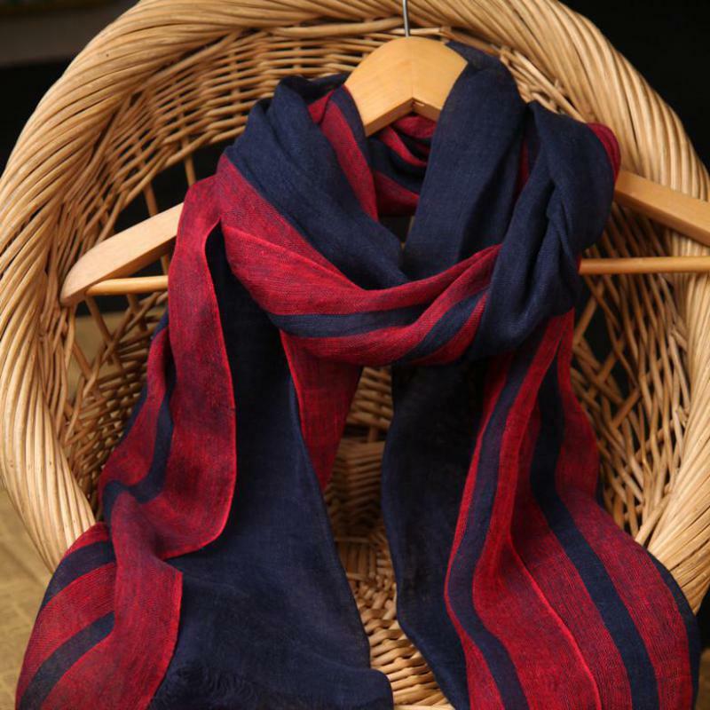 Bufanda Unisex estilo Primavera Verano Otoño Invierno bufanda de algodón y lino de Color sólido bufanda larga para mujeres chal moda hombres bufanda
