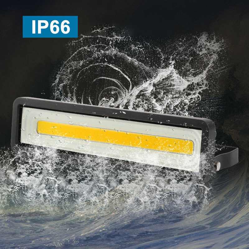Светодиодный светильник 50 Вт 100 Вт 220 в 240 в супер яркий прожектор светильник IP66 водонепроницаемый наружный настенный отражатель светильник ...