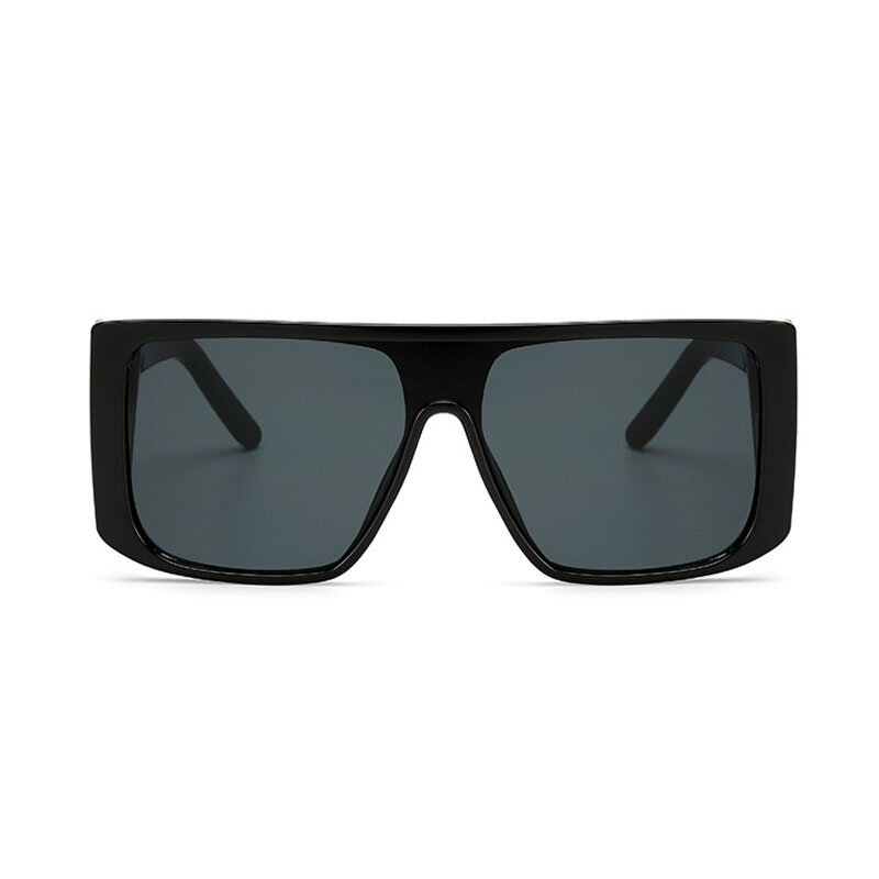 Óculos de sol grande, óculos quadrados com proteção uv400