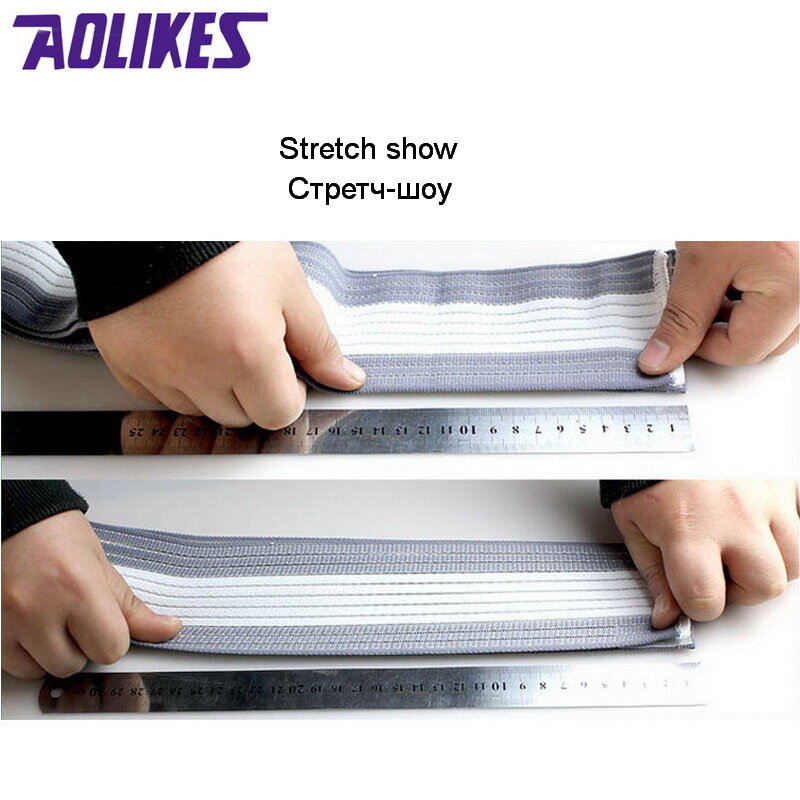 AOLIKES – bracelet élastique pour hommes et femmes, 1 pièce, bande de poignet pour la main, enveloppe le bracelet de fitness, support de gymnastique