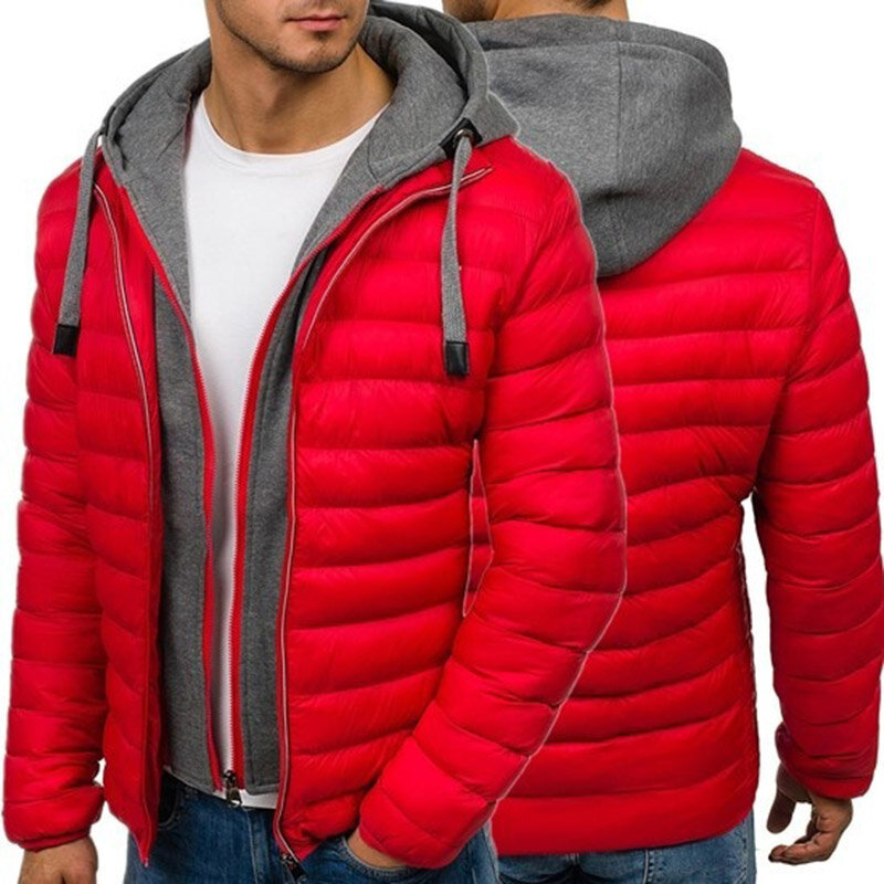 ZOGAA Heißer Verkauf Winter herren Jacke Einfache Mode Warme Mantel Stricken Manschette Design Männlichen der Thermische Mode Marke Parkas
