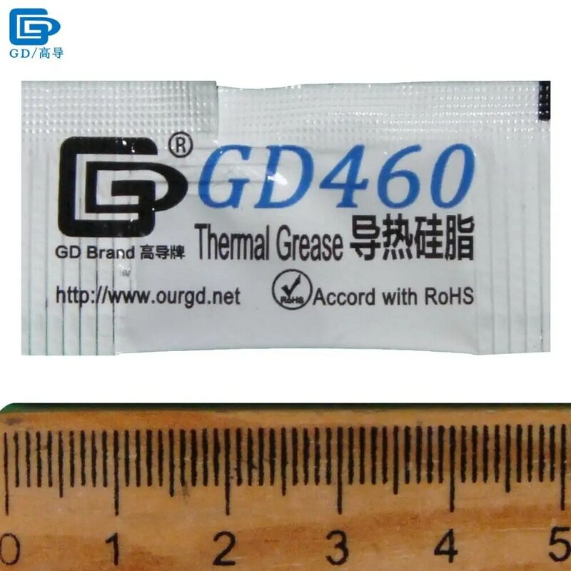 GD460 الحرارية موصل الشحوم لصق الجص بالوعة الحرارة مجمع الوزن الصافي 0.5/1/3/7/15/20/30/100 جرام ل CPU ST MB سي CN