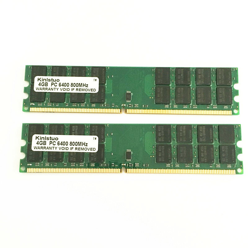 Kinlstuo الجملة جديد مختومة DDR2 800 / PC2 6400 1GB 2GB 4GB سطح المكتب RAM الذاكرة متوافق مع DDR 2 667MHz / 533MHz في الأسهم