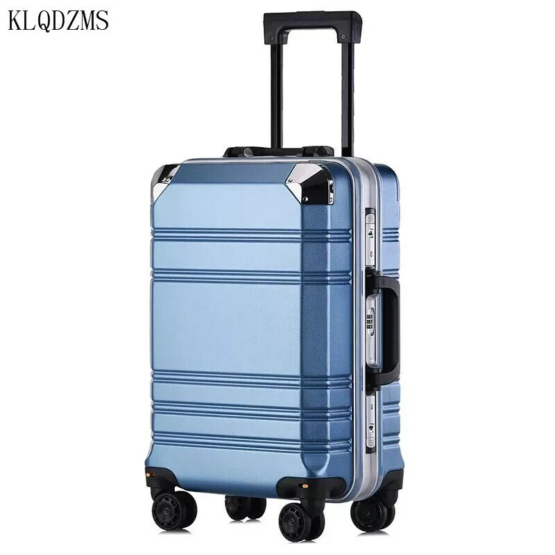KLQDZMS 20/24 cal PC Spinner Rolling przechowalnia podróż walizka podróżna biznes kabiny bagaż mężczyzna kobiet wózek prowadzenie torba na kółkach