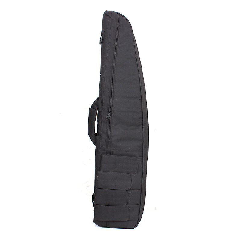 Bolsa tática de nylon para caça, bolsa de transporte para arma de ar comprimido de cerca de 118cm com almofada