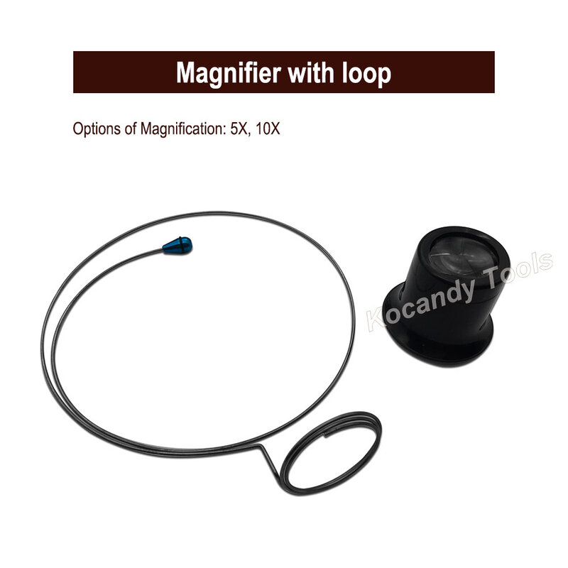 Head Band Eye Magnifier Лупа Лупы для ювелиров Цепные часы Часовщики как инструменты для ремонта