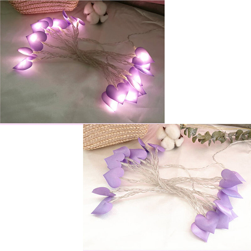 1/3m led amor coração luzes da corda led luzes de fadas decoração de casamento de natal luzes bateria operar luzes da corda