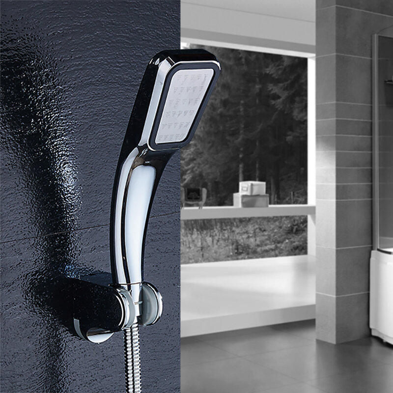 30% Water Saving 300% Pressure Boost shower head Chuveiro 300 Holes Quality ABS chrome hand hold Bathroom Shower Head 9265