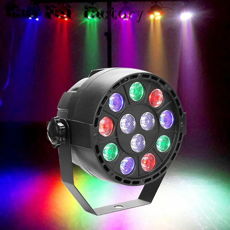 Высококачественный сценический светодиодный светильник Par, 12 светодиодов, Rgbw 8 Dmx, цвет мечты, широкое использование для клуба, диджея, шоу, домашней вечеринки, бальных комнат