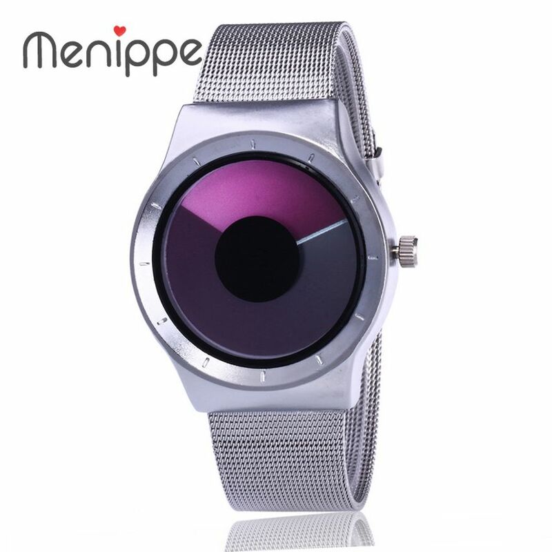 Luxus Marke Kleid Uhr Mode Quarz Unisex Uhr Männer Und Frauen Kreative Persönlichkeit Edelstahl Mesh-Armband Reloj Hombre