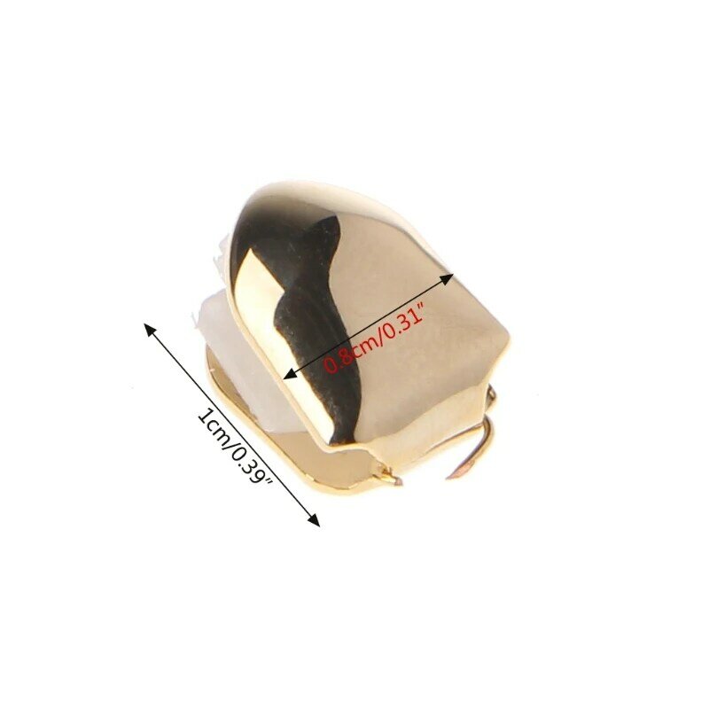 Comfort Custom Gold Sliver Small Single Tooth Cap Grill Hip Hop Teeth Grill