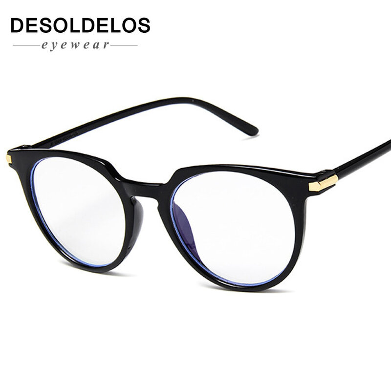 2019 moda damskie okulary rama męskie okulary ramki Vintage kocie oko przezroczyste soczewki okulary do niebieskiego światła optyczne ramka do okularów