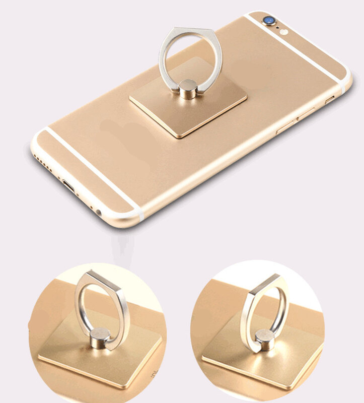 2020 New Arrival Portable Universal Metal Finger Ring Phone Holder 360 Dgree Rotating Bracket For iPhone Samsung Phone Holder