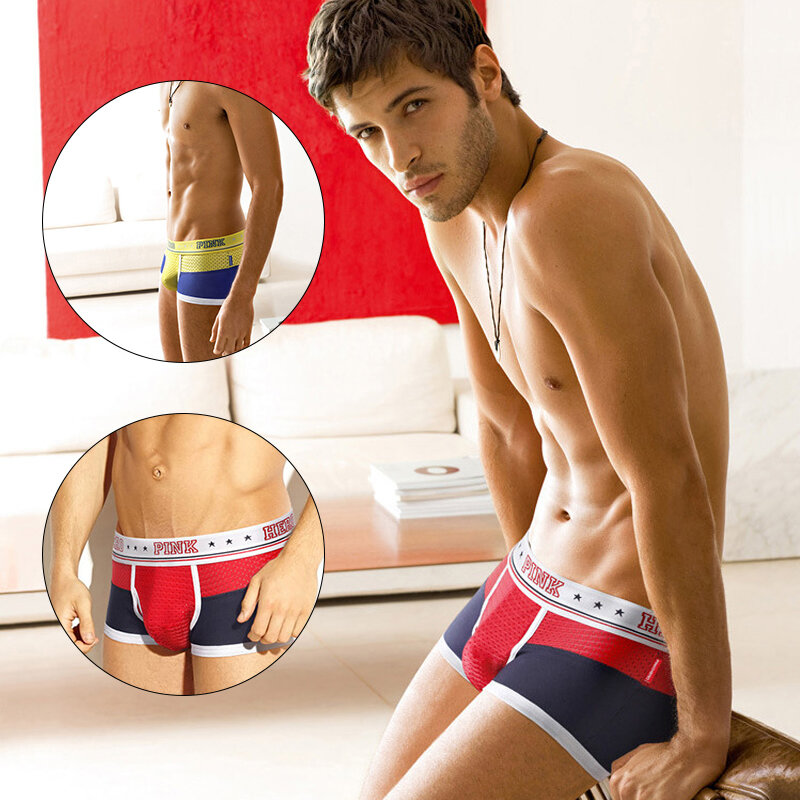 Nuovi pantaloncini Casual da uomo intimo confortevole Boxer in cotone vita bassa mutande Sexy estate homewear Beach Sunbath Shorts