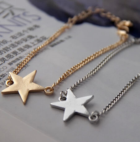Timlee – bracelet en alliage avec Face de lune et étoile, bijoux, cadeau pour ami, vente en gros, B096