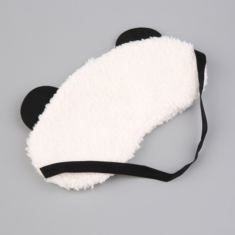 1 pçs panda bonito dormir rosto máscara de olho de olhos de olhos de olhos de olhos de olhos de viagem sono ajuda transporte da gota 4 tipos