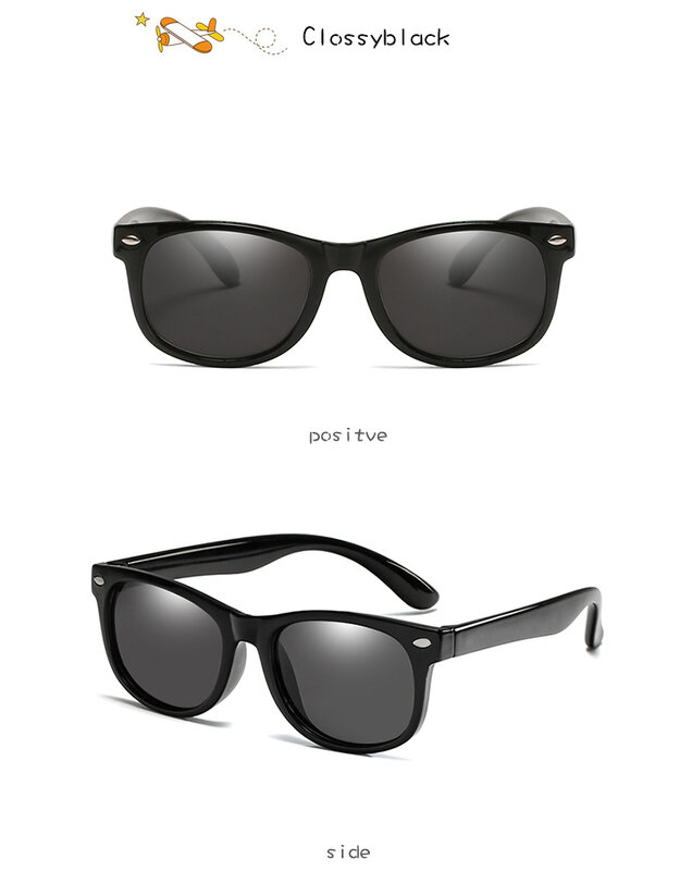 2019 New Mirror Kids Sunglasses TR90 Boys Girls Polarized Silicone Safety Sun Glasses Gift For Children Baby UV400 Gafas