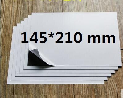 Size A5 Zelfklevende Magnetische Rubber 0.5Mm Sticky Back Flexibele Magneet 1/5/10-U Kiest Hoeveelheid