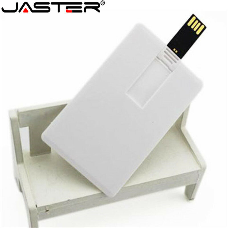 Jaster 사용자 정의 로고 인쇄 사진 신용 카드 usb 2.0 스틱 플래시 드라이브 4 기가 바이트 8 기가 바이트 16 기가 바이트 32 기가 바이트 명함 (5 pcs 무료 로고)