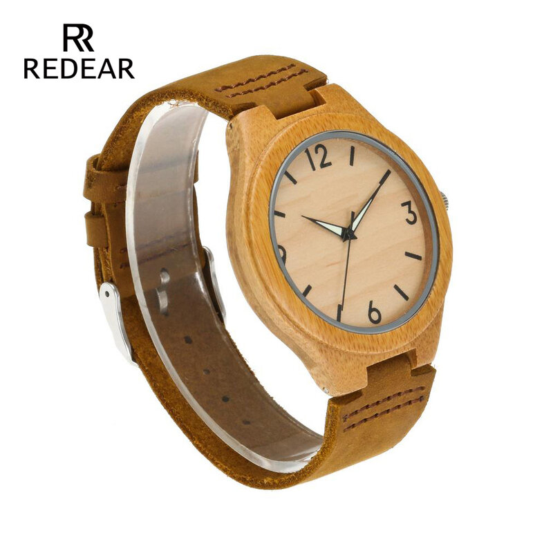 Bez Logo zakochanej zegarki noc światła wskaźnik drewniane zegarki prawdziwy skórzany pasek kobiet zegarek mężczyzna najlepszy prezent