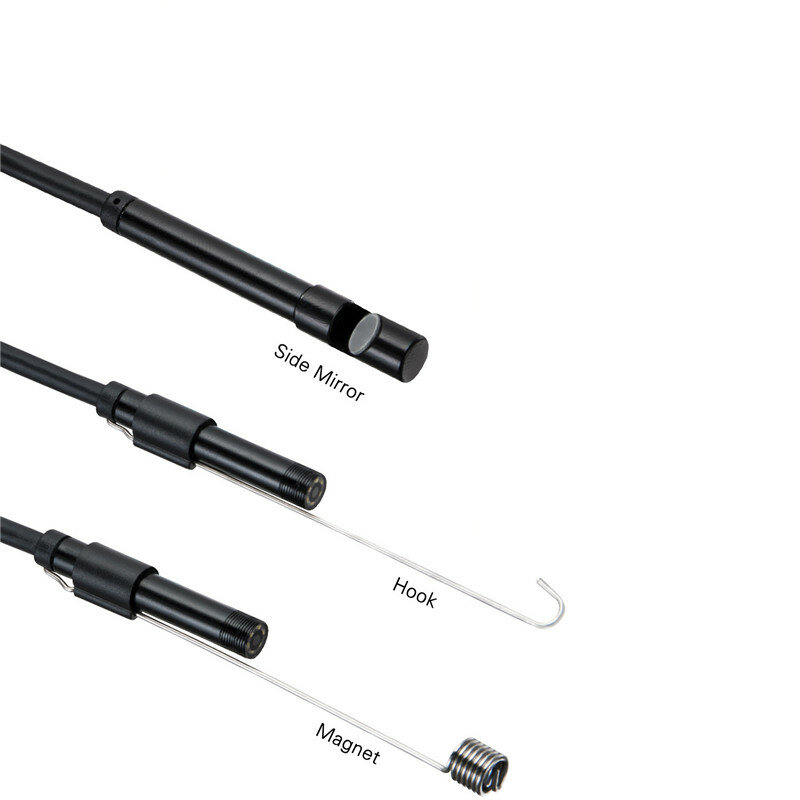 7mm 2 IN 1 USB Endoskop 480 p HD Schlange Rohr und Android Endoskop USB Endoscopio Inspektion Micro Kamera für PC Smart Telefon