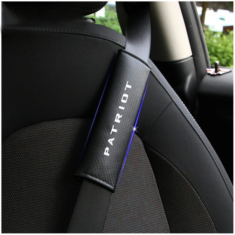 Housse de ceinture de sécurité réfléchissante pour voiture, 2 pièces, épaulettes pour JEEP Patriot, style automobile