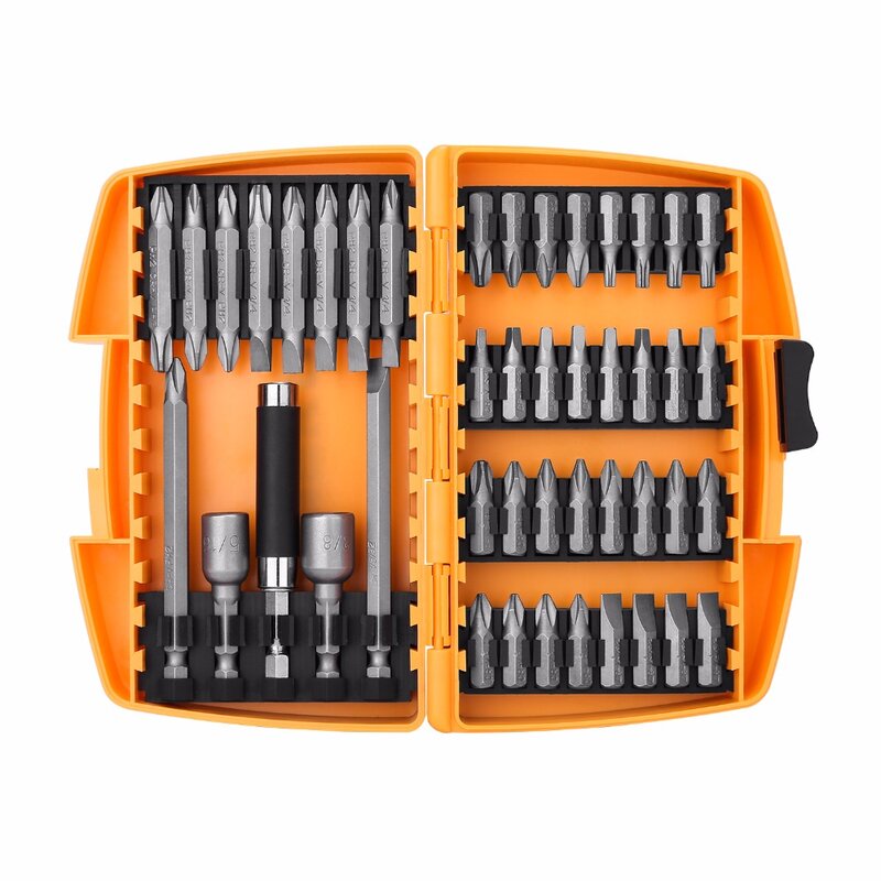 Tomada de fábrica deko 46 em 1 chave de fenda conjunto phillips/fenda bits com magnético multi ferramenta eletrodomésticos reparação ferramentas manuais kit