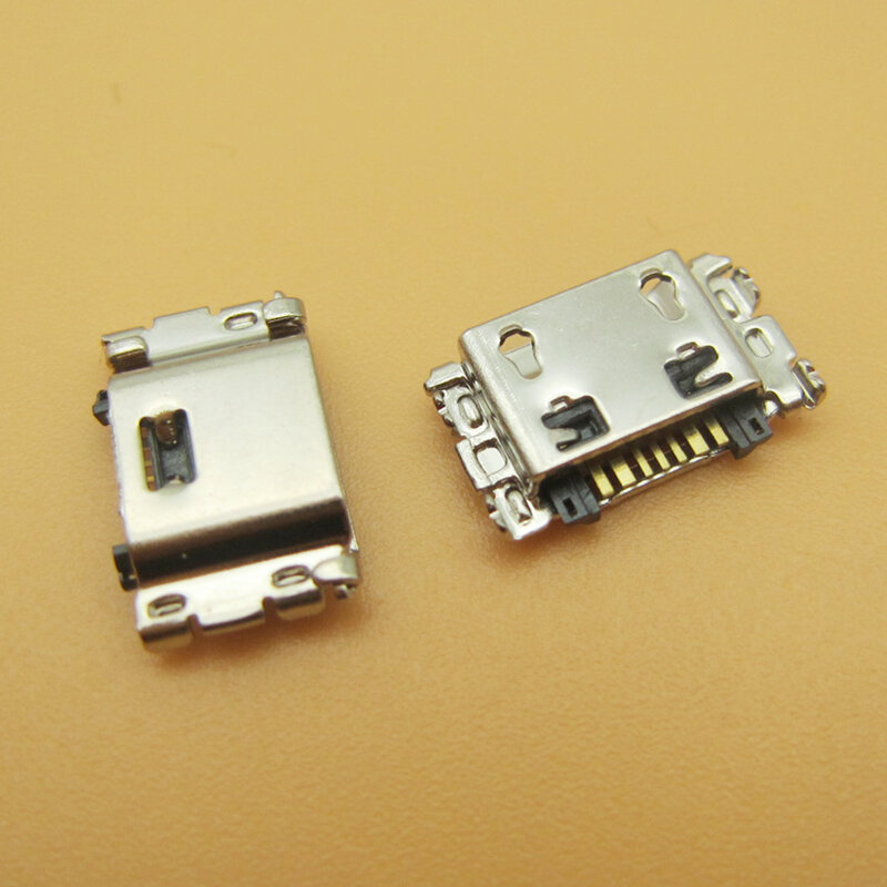 100 Pcs Micro Mini Usb Opladen Port Jack Socket Connector Voor Samsung J5 SM-J500 J1 SM-J100 J100 J500 J3 J300F j7 J700 J700F