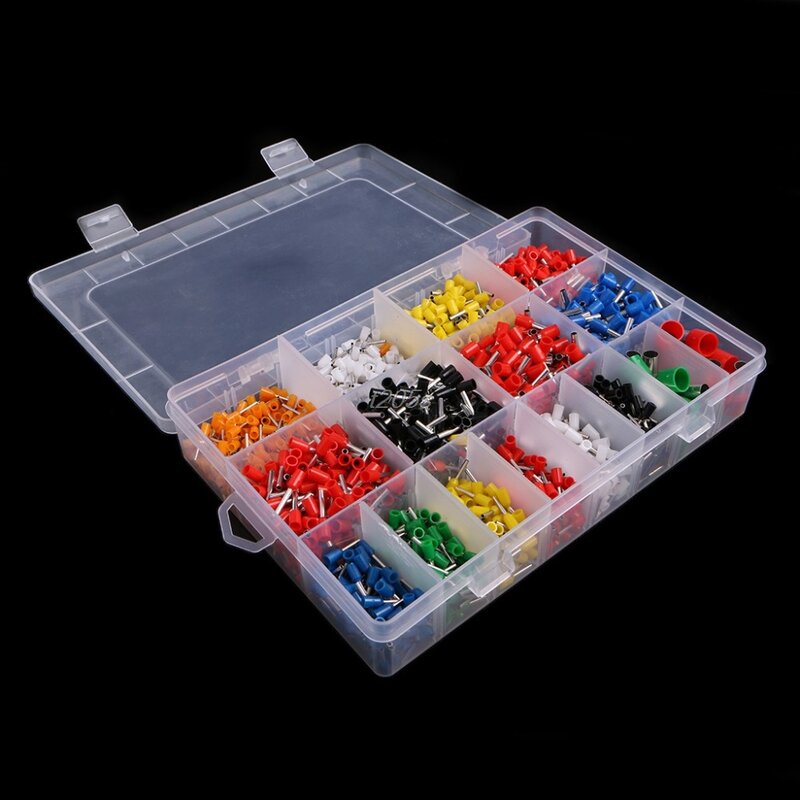 2120 Pcs Insulated Cord Pin End Terminal Bootlace Ferrules Kit Set Wire Copper Q02 Dropship