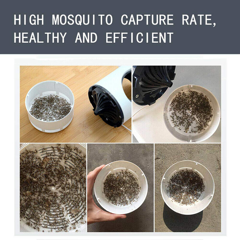 5 Вт электрическая фотокаталическая лампа от комаров с питанием от USB, УФ-лампа для уничтожения насекомых, светильник-ловушка для насекомых, ...