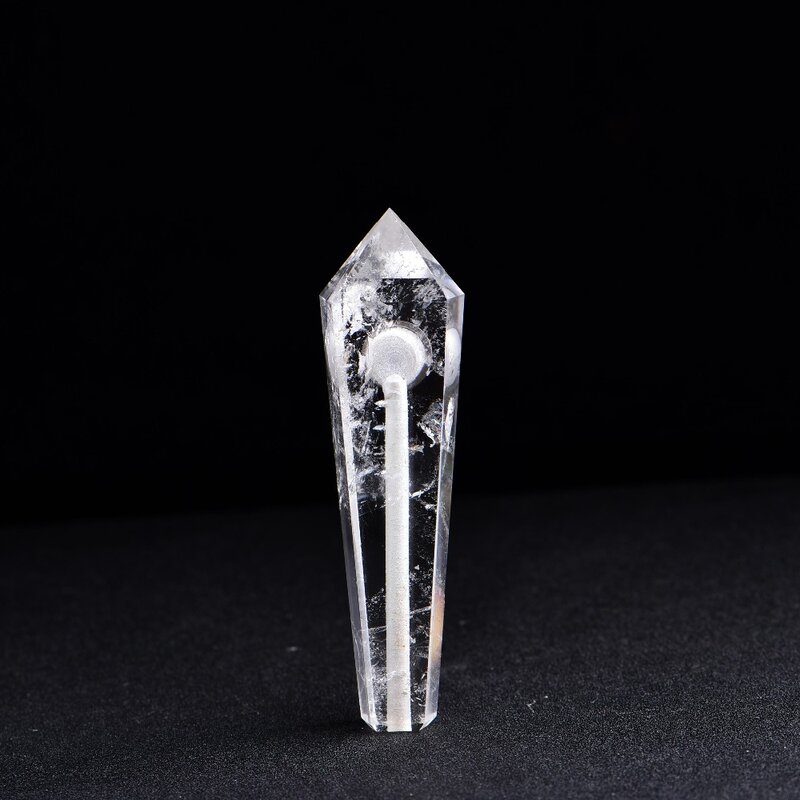 Drop Shipping Natural clear quartz White Crystal Pijp + zeef quartz stone healing wand Gratis Verzending X21