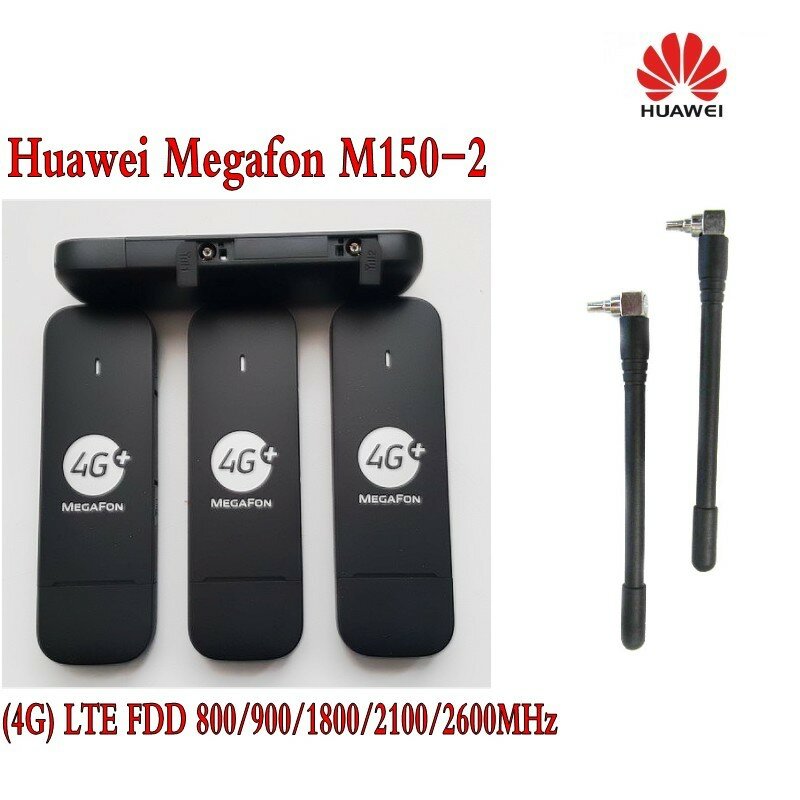Unlocked Huawei  E3372 M150-2 150Mbps 4G FDD 800/900/1800/2100/2600MHz USB Wireless Modem 3G Mobile Broadband PK E3276s-150
