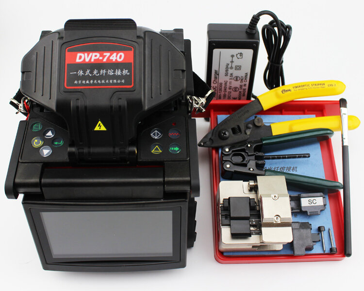 Машина для сращивания оптического волокна устройство для термического сращивания, многоязычная машина для сращивания DVP740 Fuison