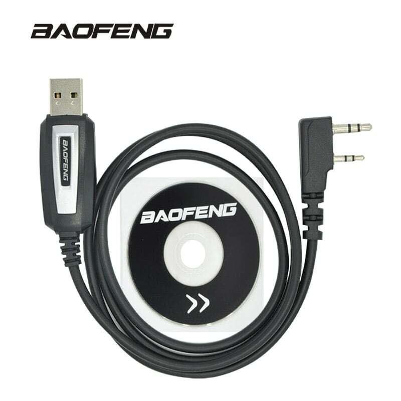 Baofeng-walkie-talkie usbプログラミングケーブル,UV-5R cbラジオ,BF-888S UV-82 uv 5rアクセサリ用のkポートプログラムコード