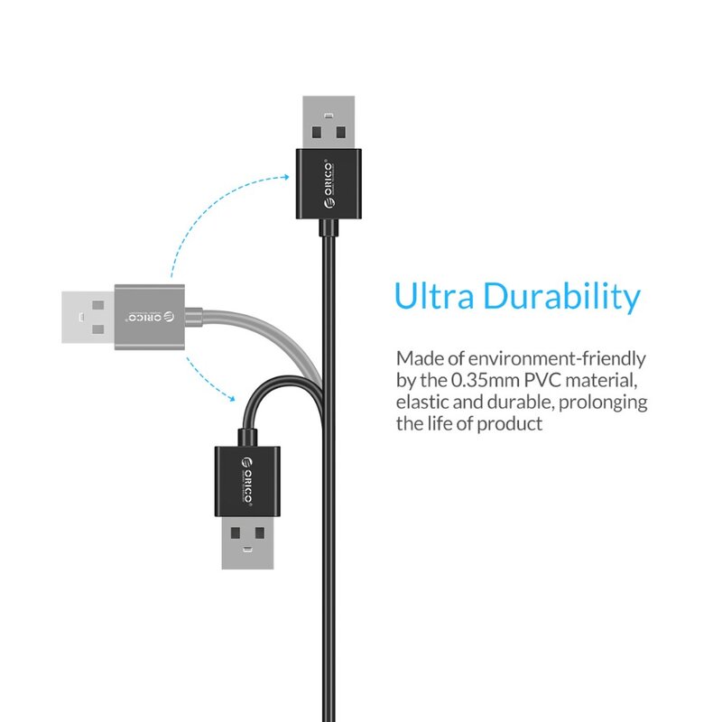 ORICO-Cable Micro USB 2,0, carga rápida para Samsung Galaxy Xiaomi Huawei HTC LG, sincronización de datos de teléfono móvil