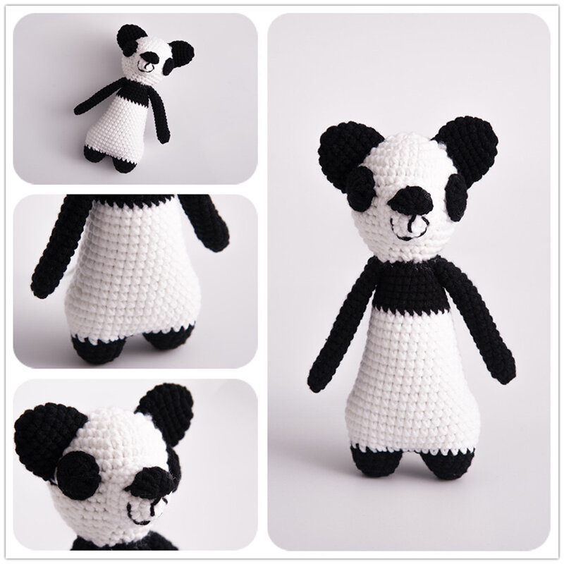 Bambino appena nato Photo Graphy Puntelli Accessori Crochet Animale Bambole Carino Bambola Fatta A Mano Giraffa, Panda, Volpe, Maiale