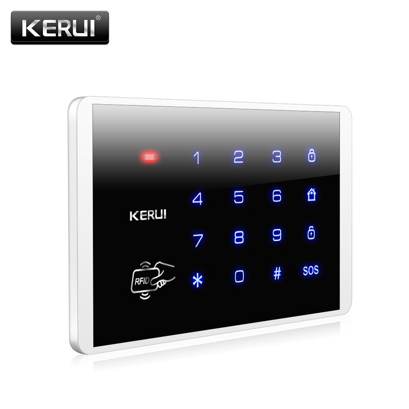 KERUI K16 433MHz Drahtlose RFID Touch Tastatur Tastatur Für G18 W18 W20 K52 PSTN GSM WIFI Home Security Alarm system