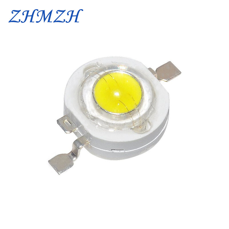 20 unids/lote 1W LED de alta potencia cuenta luz LED SMD-Diodo Emisor 100-110lm LED Chip para Downlight foco bombilla blanca