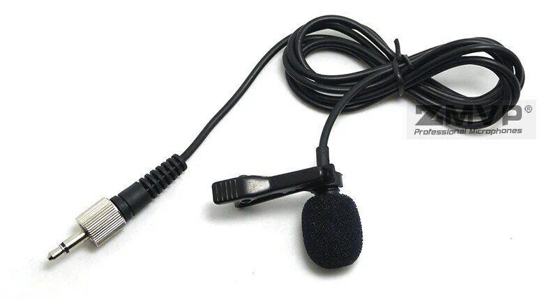 Professionale Lavalier Risvolto Tie Clip Mic Microfono A Condensatore Microfono Per Sennheiser Wireless Trasmettitore da tasca 3.5 millimetri Con Serratura