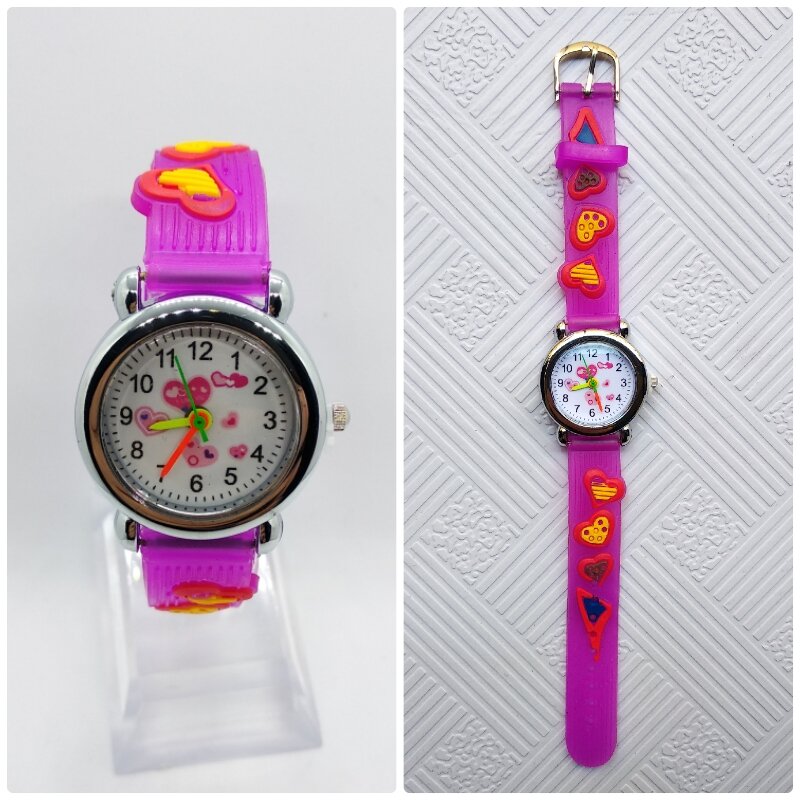Низкая цена дети часы милые 4 вида цветов циферблат детские часы для мальчиков и девочек в подарок детские часы подарки часы Reloj de cuarzo