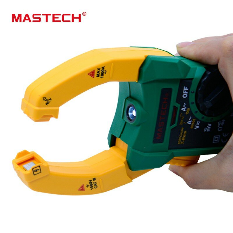 Digitale Stroomtang MASTECH MS2015A Auto range Multimeter AC 1000A Stroom Spanning Frequentie MultiMeter Tester Backlight