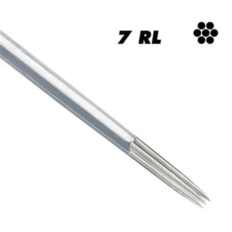 50 ชิ้น/กล่อง Disposable Sterile Round Liner Tattoo Needles สำหรับมาตรฐาน Tattoo เครื่อง Grips 1/3/5/ 7/9/11/13/15RL