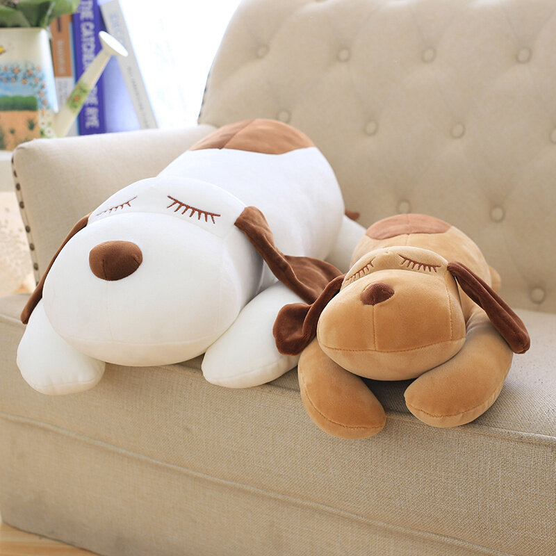 Oprogramowanie przyczajony pies chłopiec kreskówka dużego psa chłopiec pluszowy szczeniak zabawka miękkie poduszki duża poduszka prezent urodzinowy