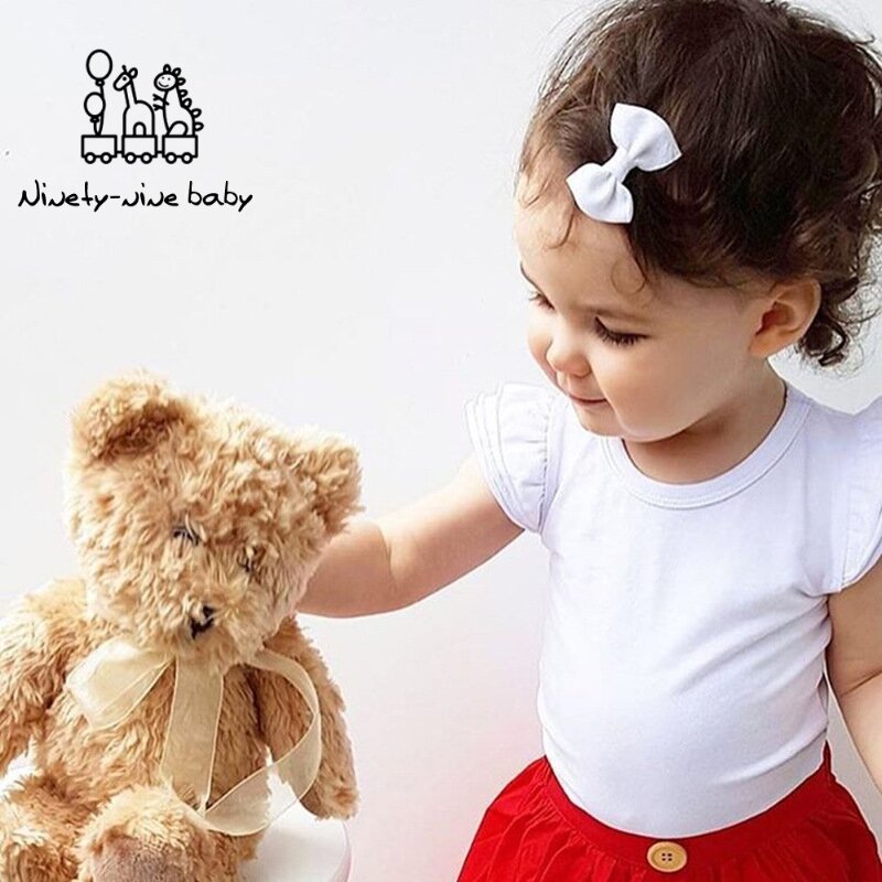 Letnia dziewczynka pajacyki księżniczka noworodek ubrania dla 0-2Y śliczne dziewczyny chłopcy kombinezon z krótkim rękawem dla dzieci ubranka dla dzieci