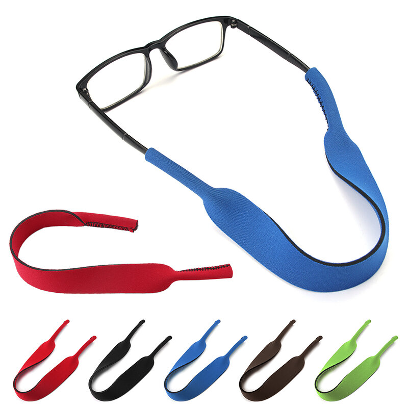 1PC Hot Eyeglasses Straps Elastic Silicone Sunglasses Chain Sports Anti-Slip String Glasses Ropes Band Cord Holder Candy Color