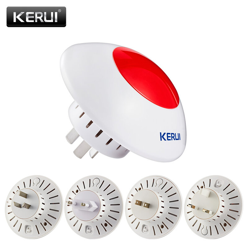 KERUI J009 Laut Innen Sirene Drahtlose Blinkende Sirene Alarm Horn Red Licht Strobe Sirene Für GSM Home und Business Alarm sicherheit