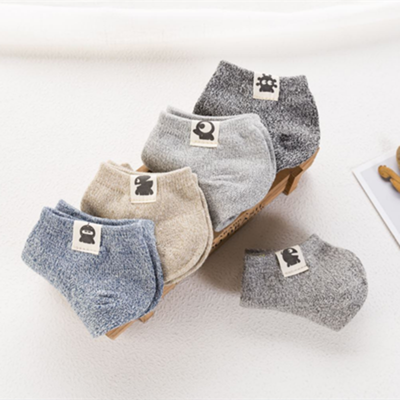 Calcetines cortos de algodón a la moda novedosa para hombre, zapatillas informales suaves, de barco divertido, para verano, novedad de 2019