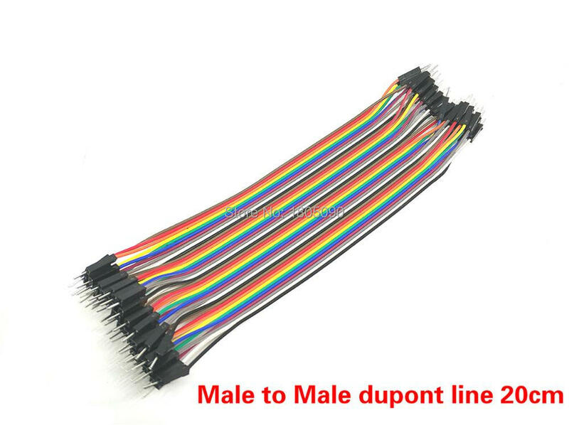 Cable dupont de 40 piezas, cable de puente dupont de 20cm, 1P, 40P