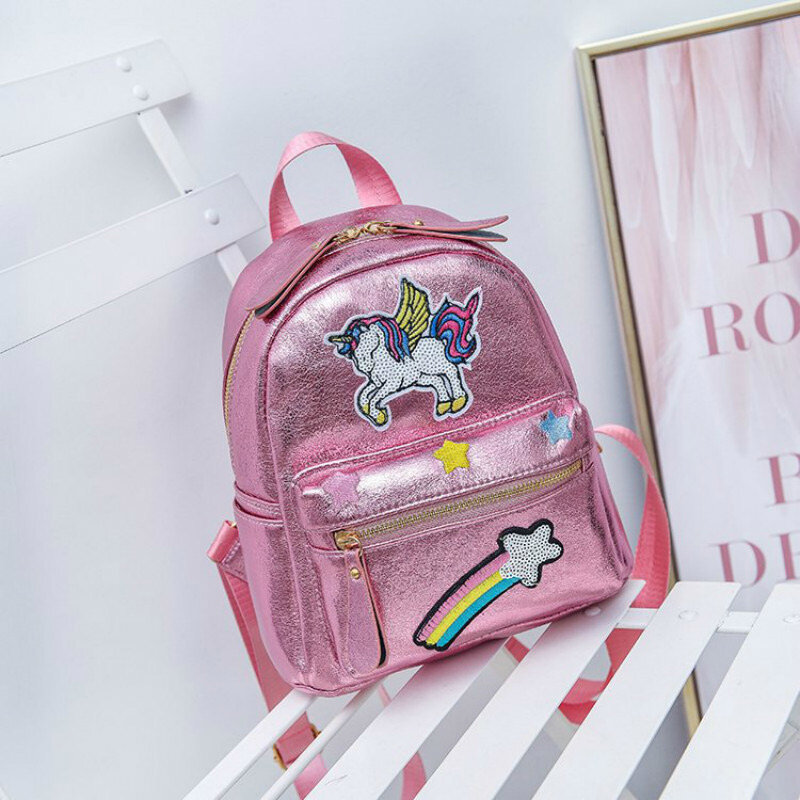 2020 novas mulheres dos desenhos animados mochila mochilas para meninas moda unicórnio sacos de escola crianças pequena escola menino