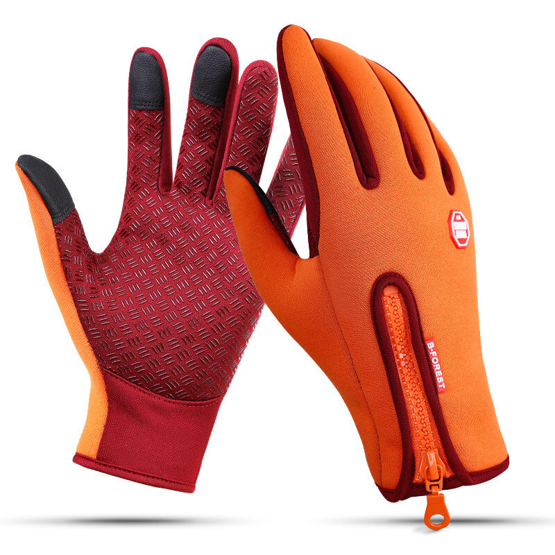 Wiatroszczelne zimowe ciepłe rękawiczki męskie rękawice narciarskie rękawice snowboardowe jazda motocyklem zimowy ekran dotykowy Snow Windstopper Glove